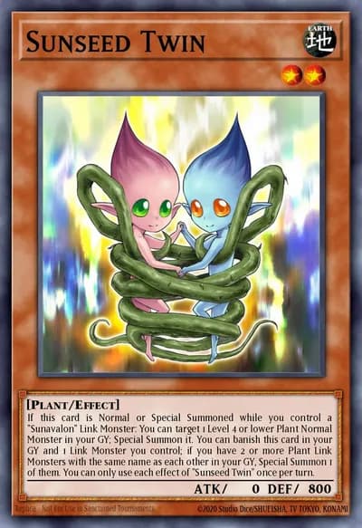 Sunseed Twin — Carta Yu-Gi-Oh!
