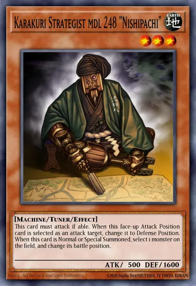 Estrategista Karakuri mdl 248 "Nishipachi" — Carta Yu-Gi-Oh!