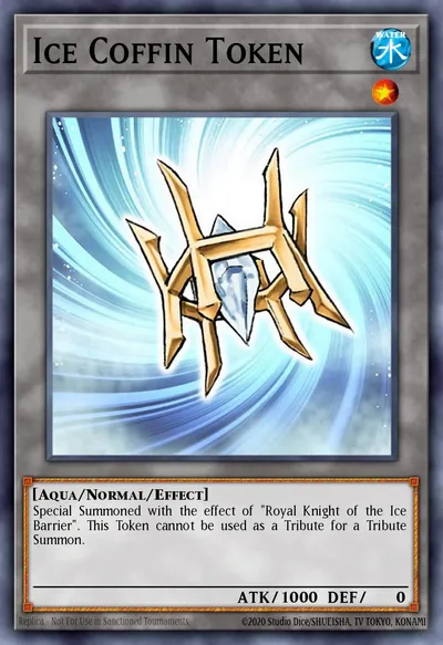 Ficha de Caixão de Gelo — Carta Yu-Gi-Oh!