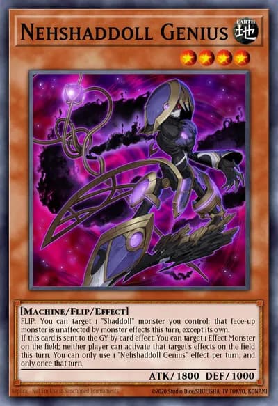 Nehshaddoll Genius — Carta Yu-Gi-Oh!