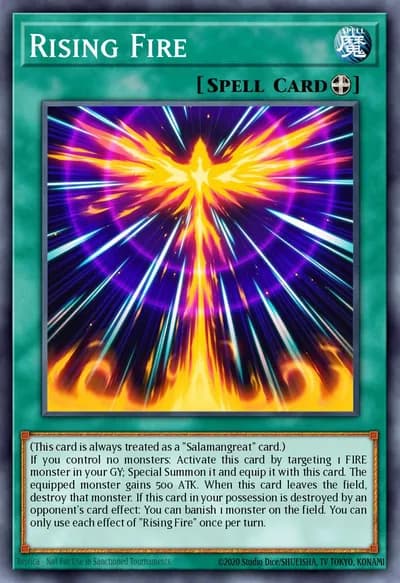 Rising Fire — Carta Yu-Gi-Oh!