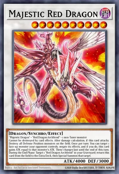 Majestic Red Dragon — Carta Yu-Gi-Oh!