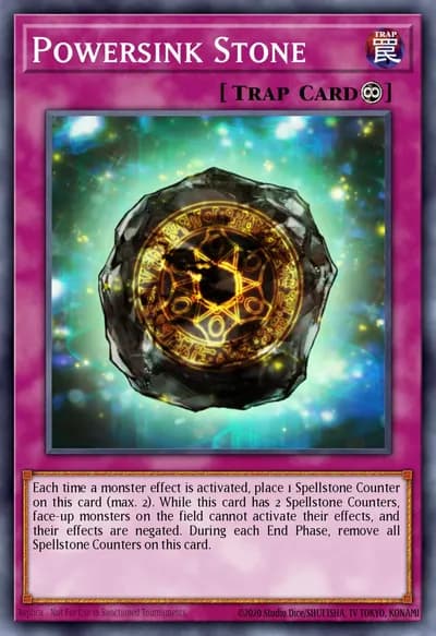 Pedra do Esgotamento de Poder — Carta Yu-Gi-Oh!