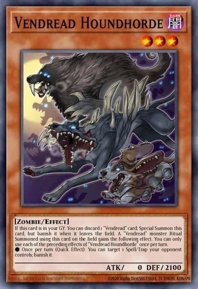 Vendread Houndhorde — Carta Yu-Gi-Oh!