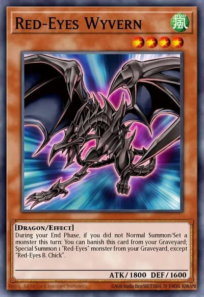 Red-Eyes Wyvern — Carta Yu-Gi-Oh!