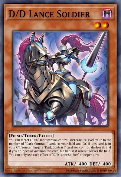 D/D Lance Soldier — Carta Yu-Gi-Oh!