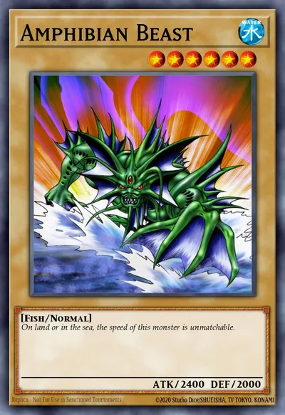 Fera Anfíbia — Carta Yu-Gi-Oh!