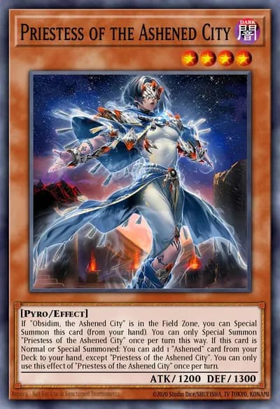 Priestess of the Ashened City — Carta Yu-Gi-Oh!