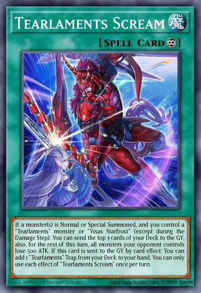 Tearlaments Scream — Carta Yu-Gi-Oh!