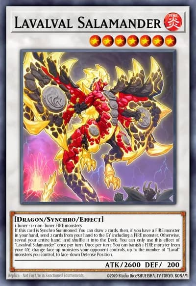 Lavalval Salamander — Carta Yu-Gi-Oh!