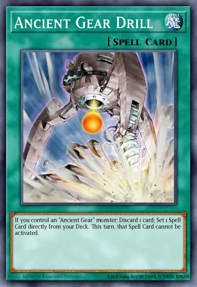 Ancient Gear Drill — Carta Yu-Gi-Oh!