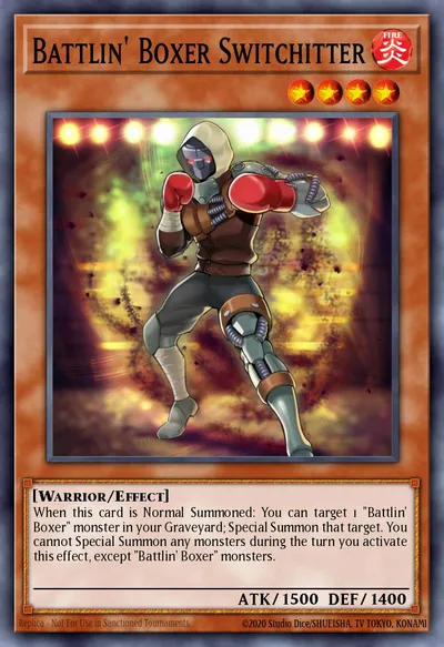 Battlin' Boxer Switchitter — Carta Yu-Gi-Oh!