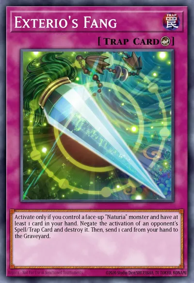 Exterio's Fang — Carta Yu-Gi-Oh!