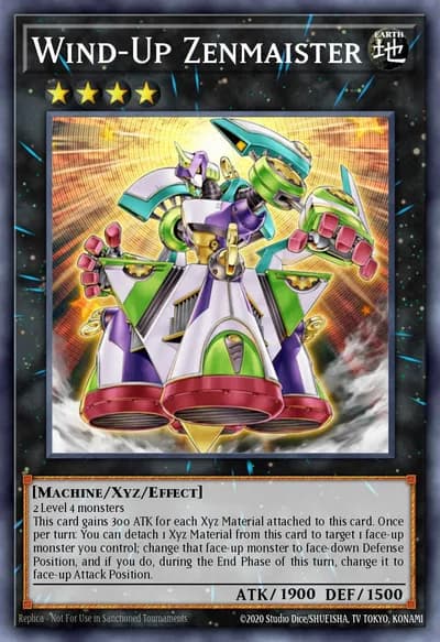 Wind-Up Zenmaister — Carta Yu-Gi-Oh!