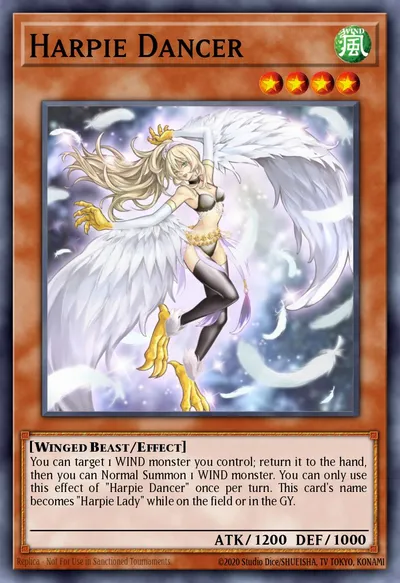 Harpie Dancer — Carta Yu-Gi-Oh!