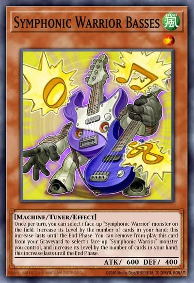 Symphonic Warrior Basses — Carta Yu-Gi-Oh!