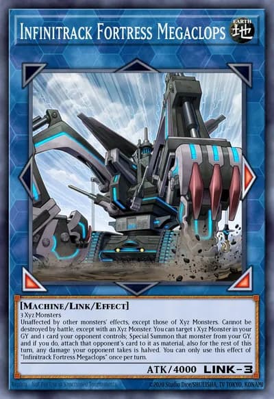 Infinitrack Fortress Megaclops — Carta Yu-Gi-Oh!