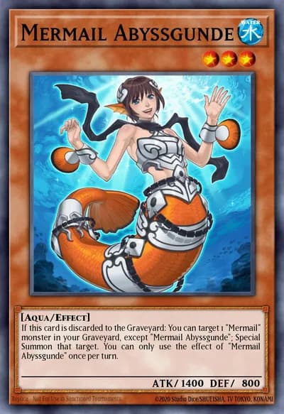 Mermail Abyssgunde — Carta Yu-Gi-Oh!