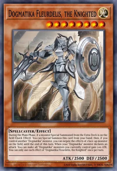 Dogmatika Fleurdelis, the Knighted — Carta Yu-Gi-Oh!