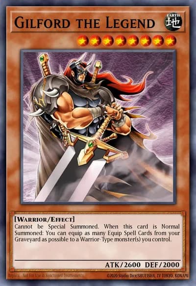 Gilford, a Lenda — Carta Yu-Gi-Oh!