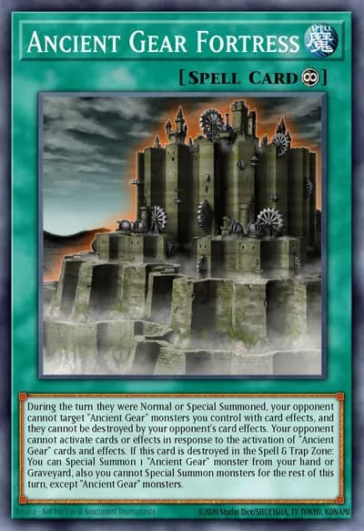 Ancient Gear Fortress — Carta Yu-Gi-Oh!