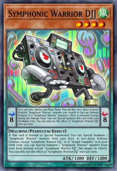 Symphonic Warrior DJJ — Carta Yu-Gi-Oh!