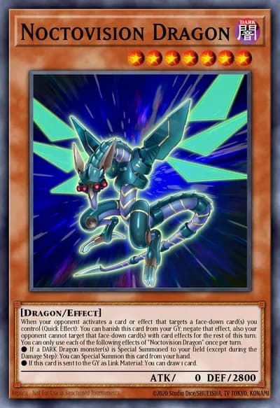 Dragão Noctovision — Carta Yu-Gi-Oh!