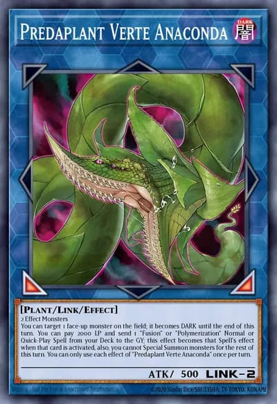 Predaplant Verte Anaconda — Carta Yu-Gi-Oh!