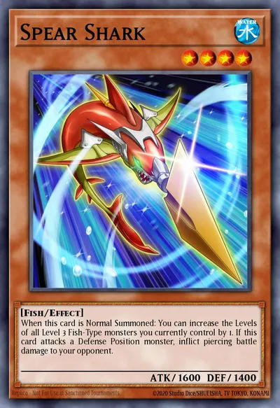 Tubarão-Lança — Carta Yu-Gi-Oh!