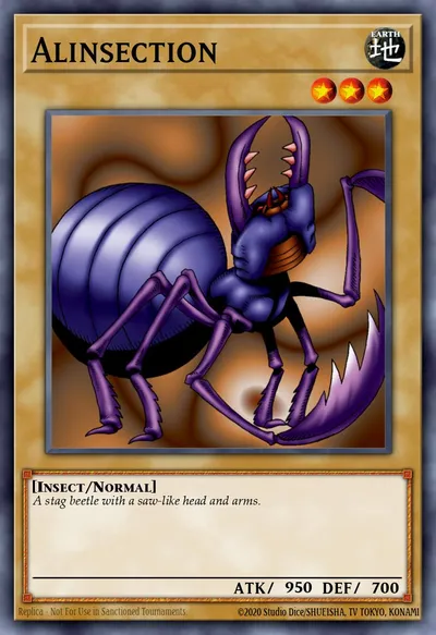Alinsection — Carta Yu-Gi-Oh!