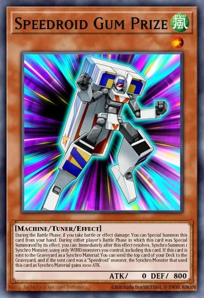 Speedroid Gum Prize — Carta Yu-Gi-Oh!