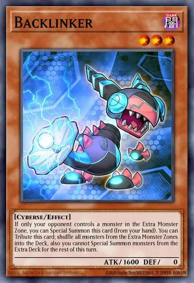 Backlinker — Carta Yu-Gi-Oh!