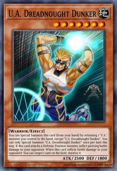 U.A. Dreadnought Dunker — Carta Yu-Gi-Oh!