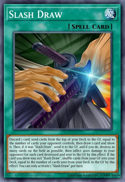Slash Draw — Carta Yu-Gi-Oh!