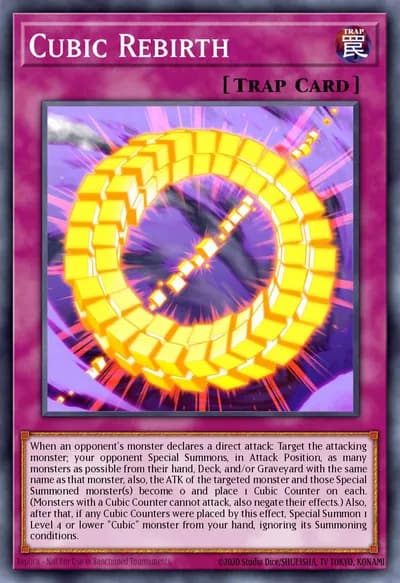 Cubic Rebirth — Carta Yu-Gi-Oh!