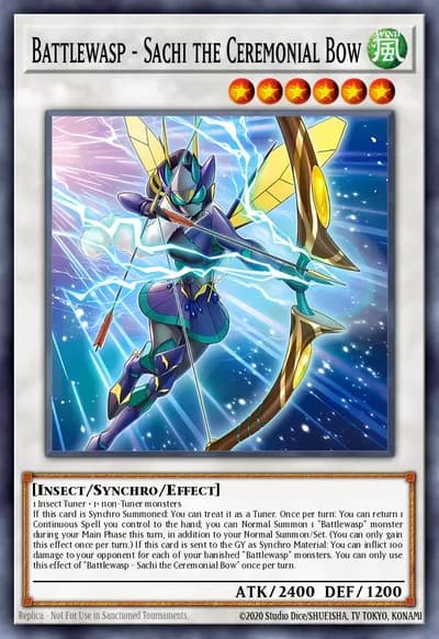 Battlewasp - Sachi the Ceremonial Bow — Carta Yu-Gi-Oh!