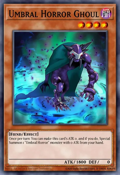 Umbral Horror Ghoul — Carta Yu-Gi-Oh!