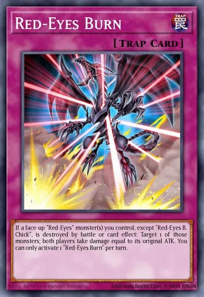 Queimadura de Olhos Vermelhos — Carta Yu-Gi-Oh!