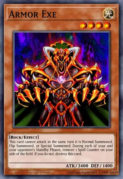 Armor Exe — Carta Yu-Gi-Oh!