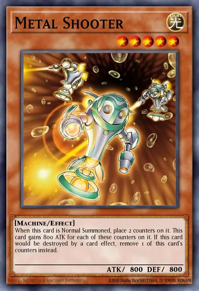 Atirador de Metal — Carta Yu-Gi-Oh!