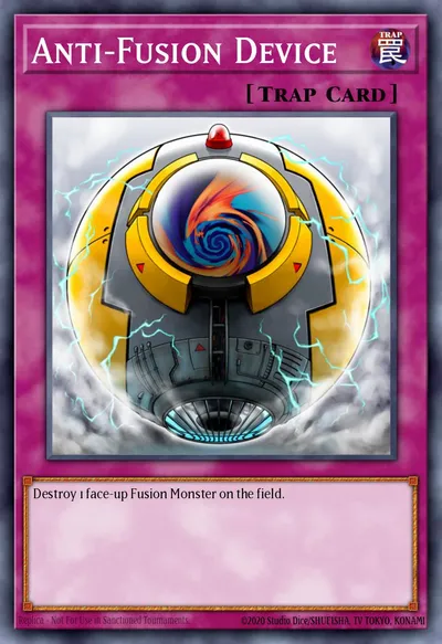 Anti-Fusion Device — Carta Yu-Gi-Oh!