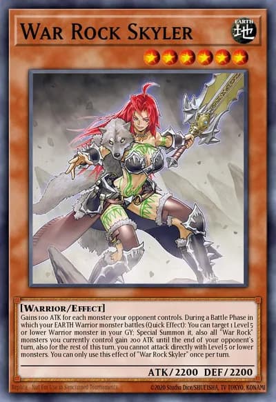 War Rock Skyler — Carta Yu-Gi-Oh!