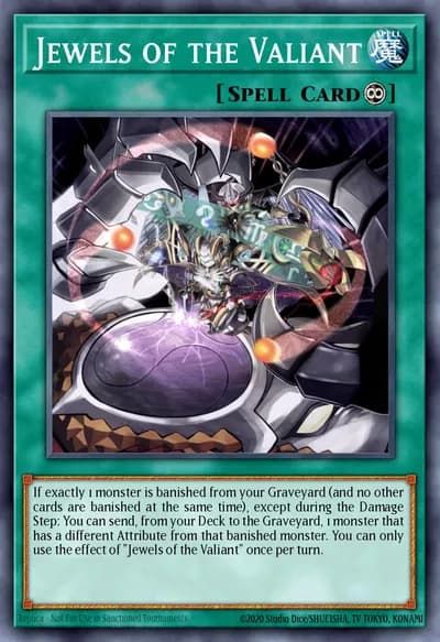 Jewels of the Valiant — Carta Yu-Gi-Oh!