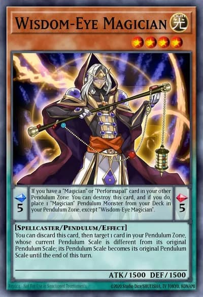 Wisdom-Eye Magician — Carta Yu-Gi-Oh!