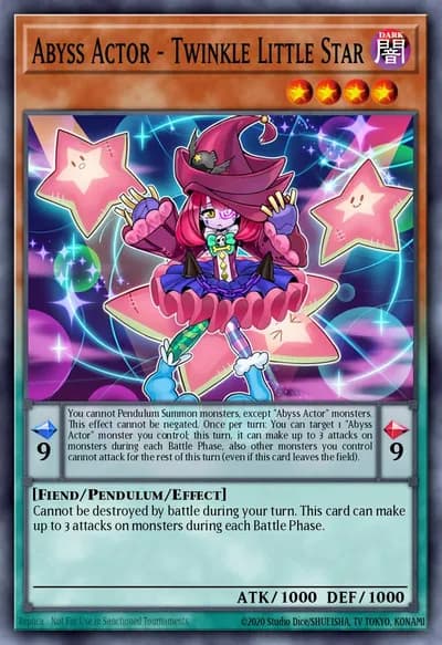 Abyss Actor - Twinkle Little Star — Carta Yu-Gi-Oh!