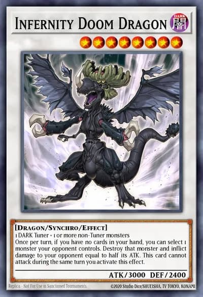 Dragão da Perdição Infernity — Carta Yu-Gi-Oh!