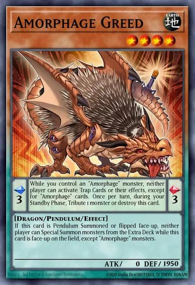 Amorphage Greed — Carta Yu-Gi-Oh!
