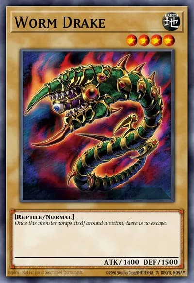 Worm Drake — Carta Yu-Gi-Oh!