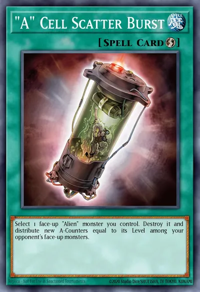"A" Cell Scatter Burst — Carta Yu-Gi-Oh!