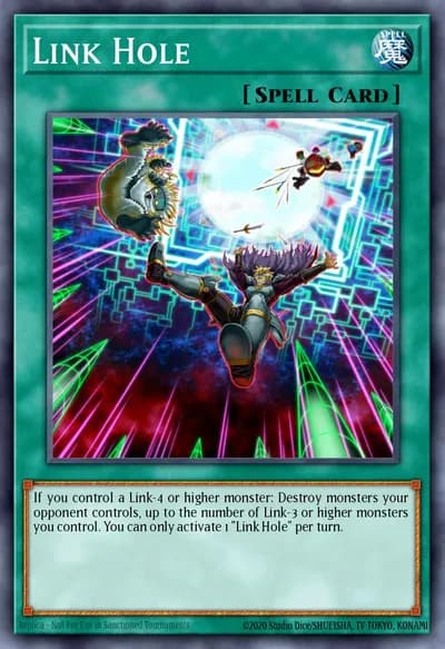 Buraco Link — Carta Yu-Gi-Oh!